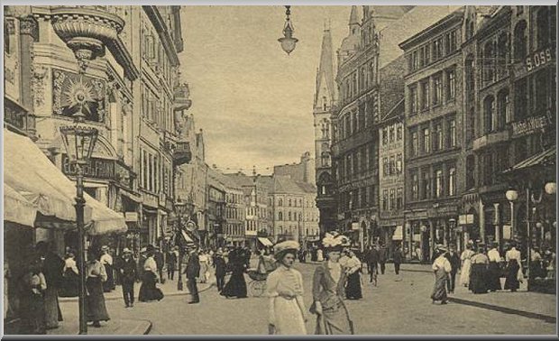 Osterstra&szlig;e um 1920