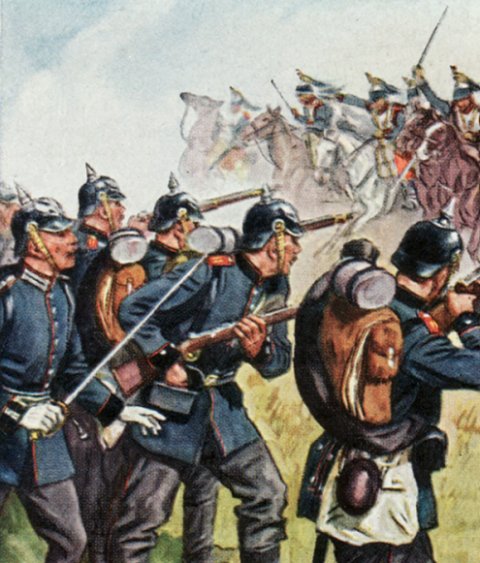 Druck eines Beckerschen Gem&auml;ldes