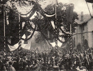 Begeisterter Empfang, AK 1901