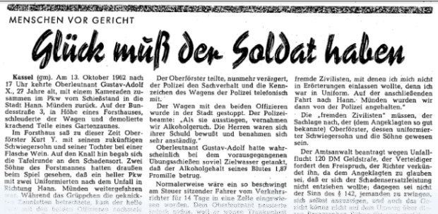 Zeitungsartikel v. 31.10.1963
