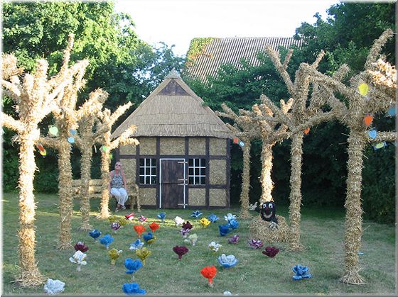 Strohfiguren in Barsbek